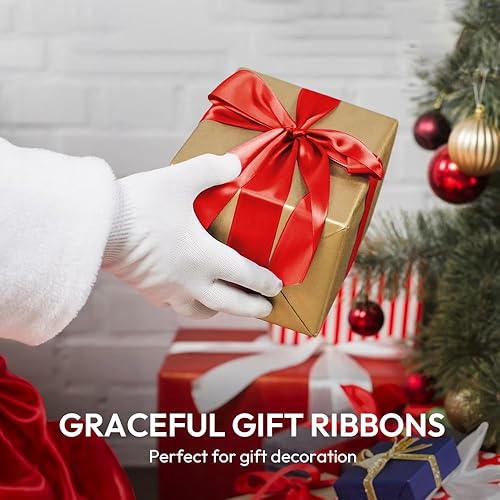 Miniatura 5 de Cinta de tela satinada de 58 pulgadas de ancho x 100 yardas, cinta verde perfecta para el día de San Patricio, lazos de bricolaje, guirnaldas,