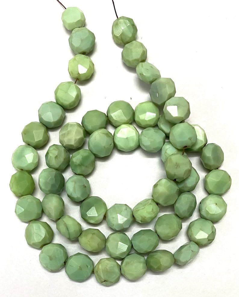 Perles en opale naturelle 9mm facettées de qualité supérieure pour joaillerie fine