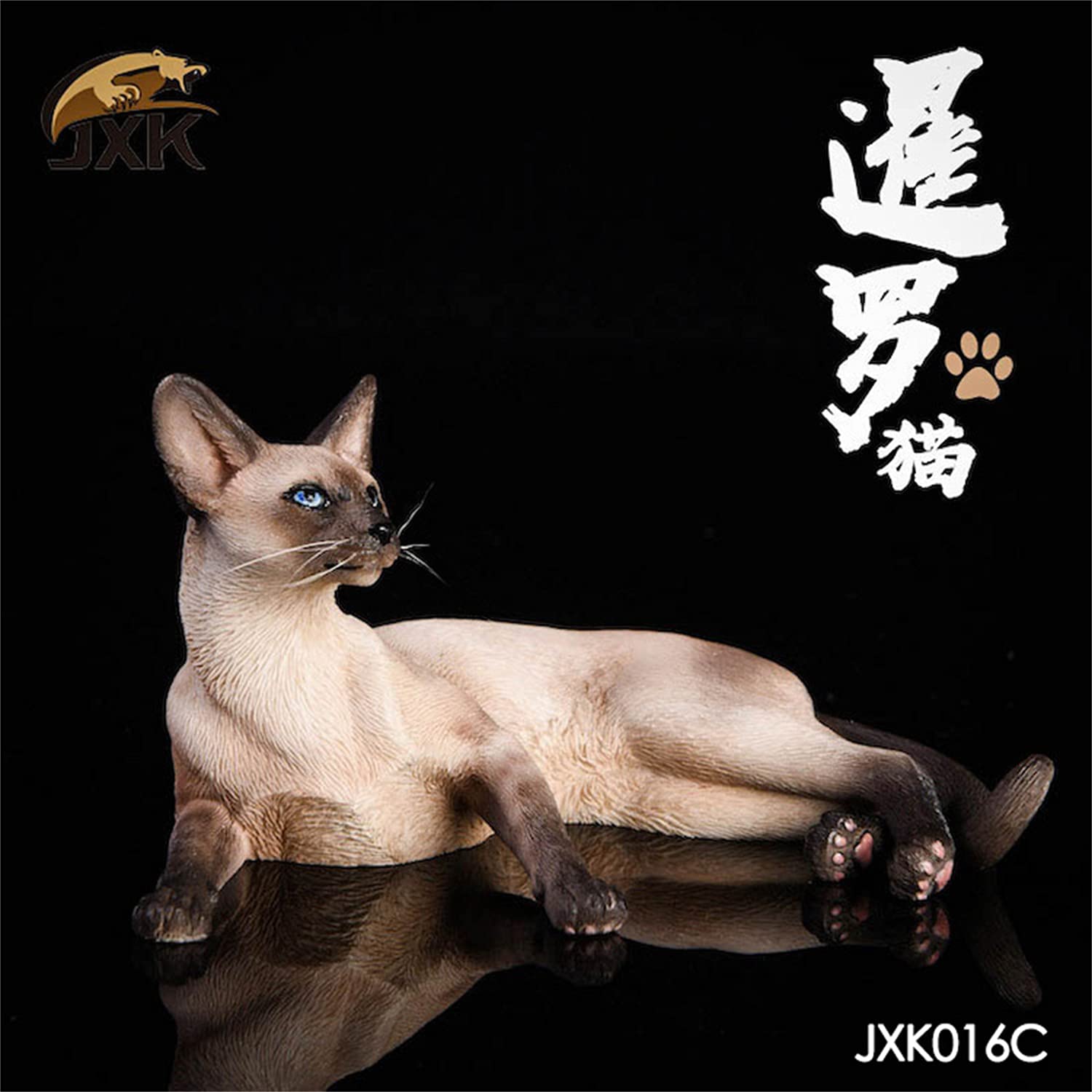 Amazon | JXK 1/6 サイズ シャム サイアミーズ 可愛い ペット 猫