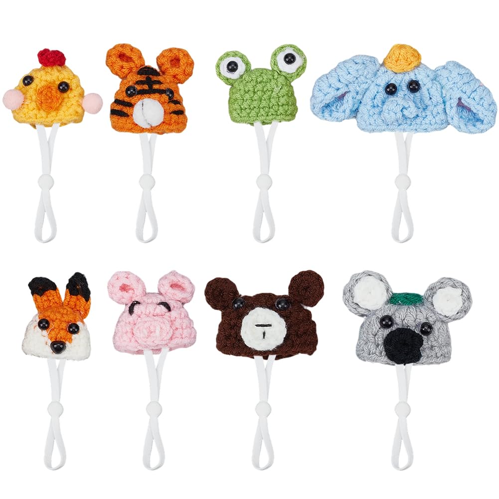Gorros de ganso de escritorio de 7 pulgadas mini conjuntos de ropa de punto animales SUNNYCLUE