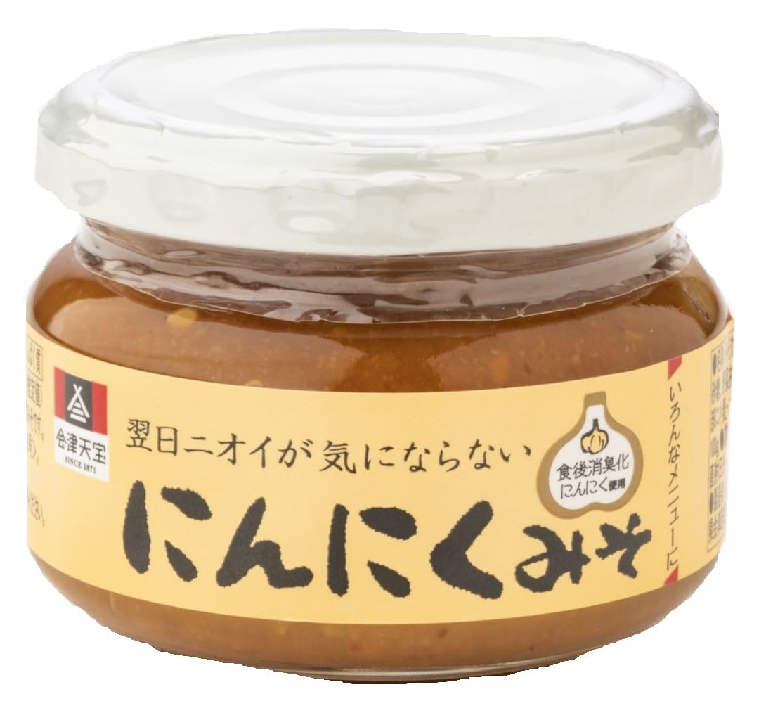Amazon.co.jp: 会津天宝 翌日ニオイが気にならないにんにくみそ 100g