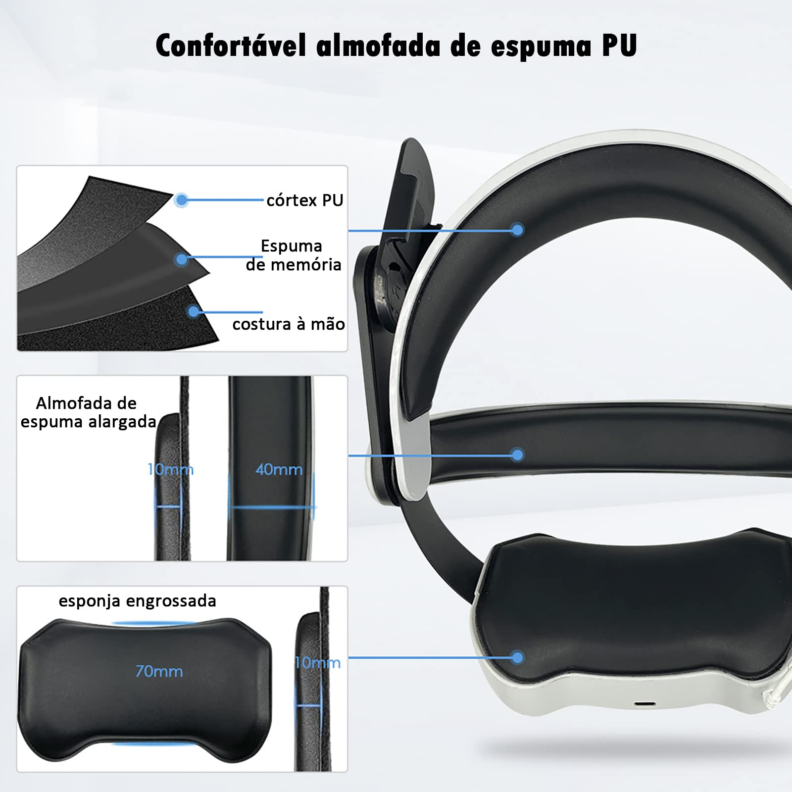 Elite Strap para Oculus Quest 2 com bateria de 5200mAh, 4