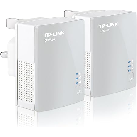 TP-LINK TL-PA411KIT AV500 500 Mbps Nano Powerline Adapter Starter Kit - Twin Pack