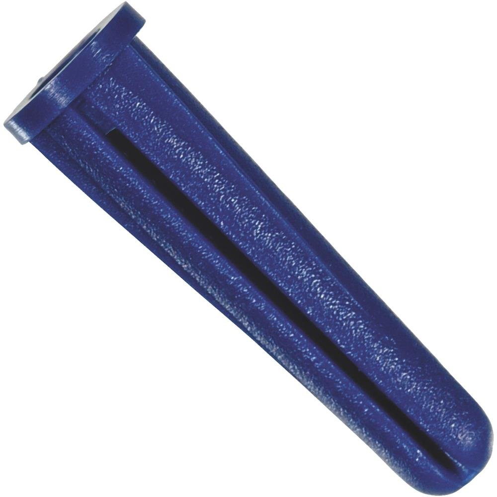 Hillman Plastic Anchors Size 10 - 12 X 1  10 Lb. Blue 10/Pack