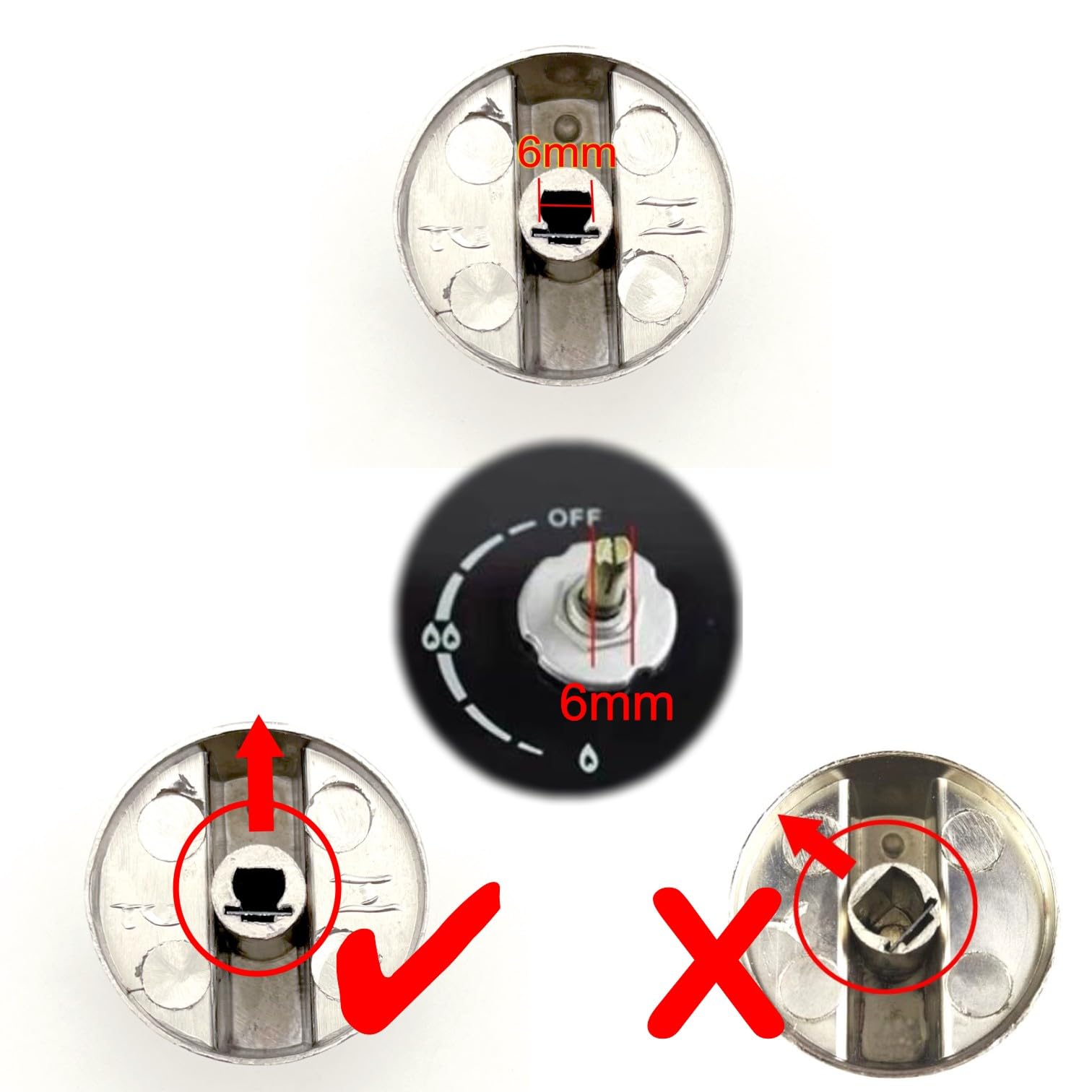 Jotekonoby Lot De 4 Boutons De Commande Antidérapants Pour