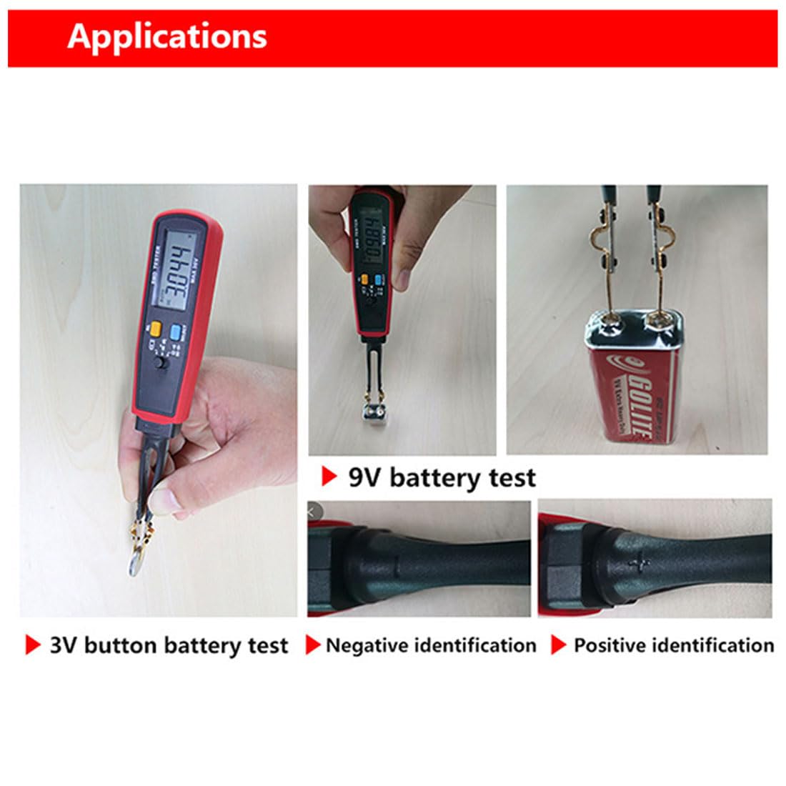 Parasitic Draw Fuse Tester, Parasitic Draw Monitor, Digital Smart SMD Tester for Mini, Maxi & ATC Fuses – Live Current Readings Up to 80A, 6000 Counts Auto Ranging (Black)