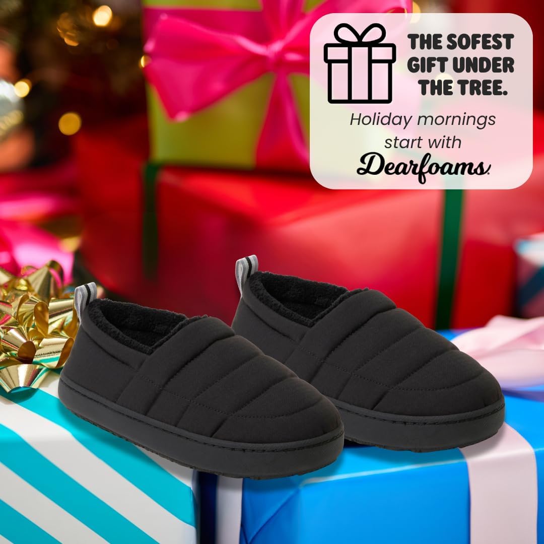 Dearfoams womens Lightweight Memory Foam Easy on Off Fern Closed Back - Image 4