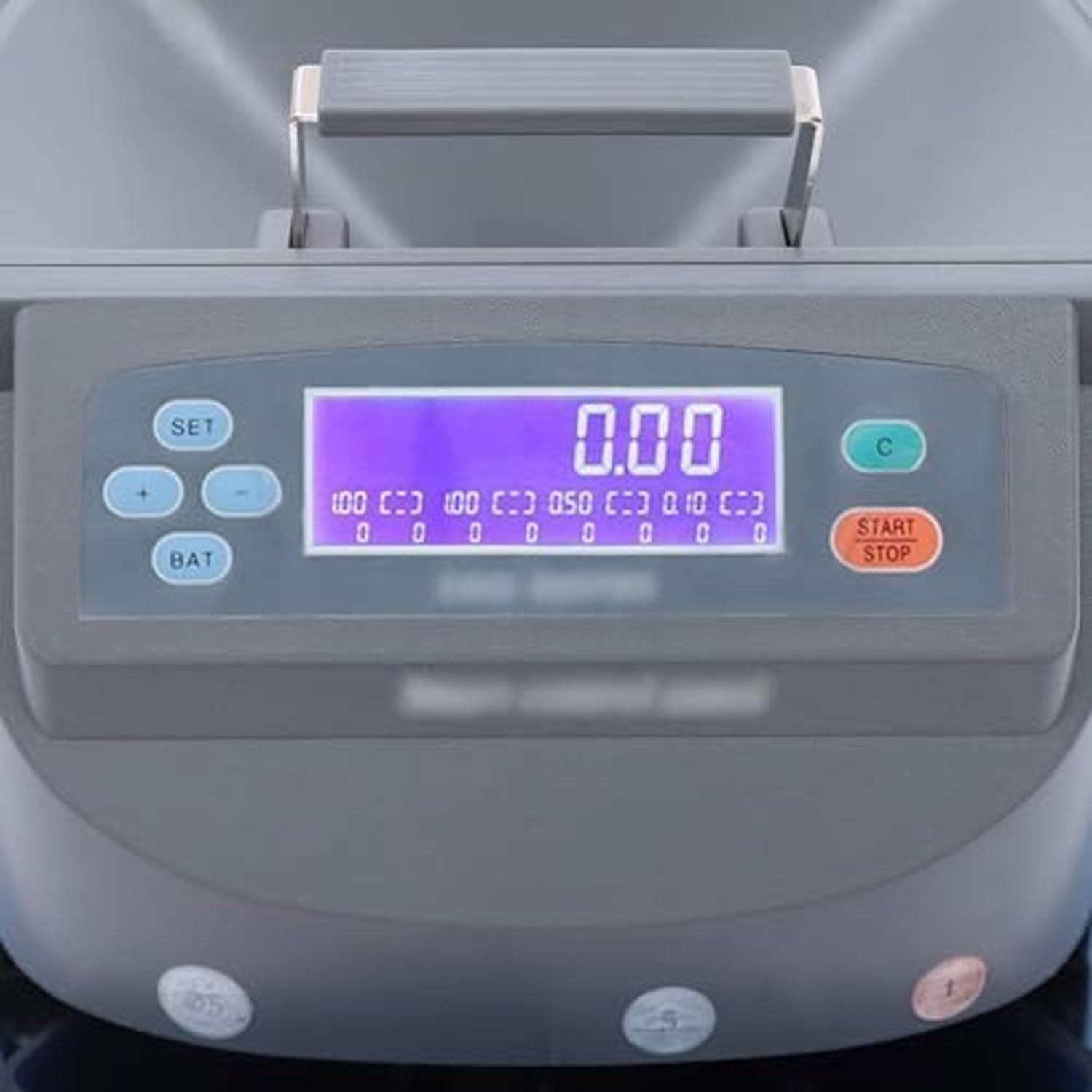 JOSBY Contamonete Elettronico, Selezionatrice di Monete da 230 Monete/Minuto, Macchina Selezionatrice di Denaro Commerciale, Pannello di Controllo Intelligente, capacità di 500 Monete, Conteggio