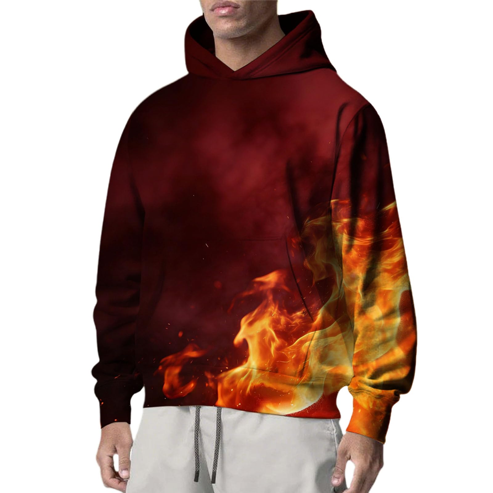Ropa Protección Solar Camisa De Manga Corta para Hombre 2026, Informal Moderna Sudadera Parejas (Red, XXXL) Impermeable Chaqueta Gimnasio Moda Mangas El Sol Muscle Fit Kit Pesca Camiseta