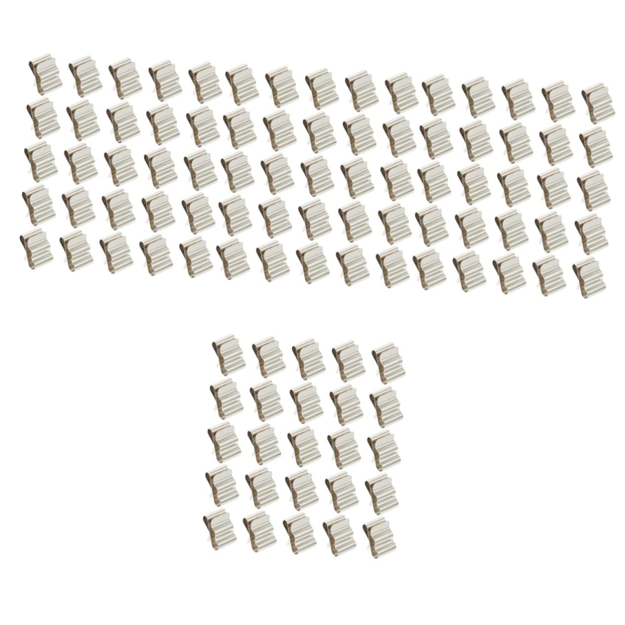 OSALADI 4sets Photovoltaic Clamp Lowboy Trailer Clips Wire Frame Clips Boat Trailer Parts Solarpanel Wire Clips Cable Clamps Trailer Wiring Clips Wiring Frame Clip Stainless Steel 30pcs*4