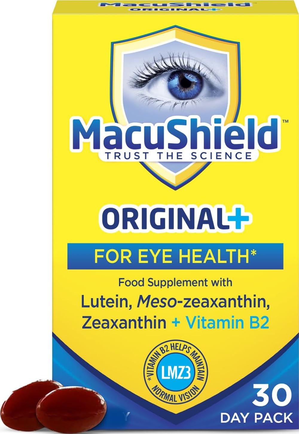 MacuShield Original Plus Capsules, 30-Day Pack
