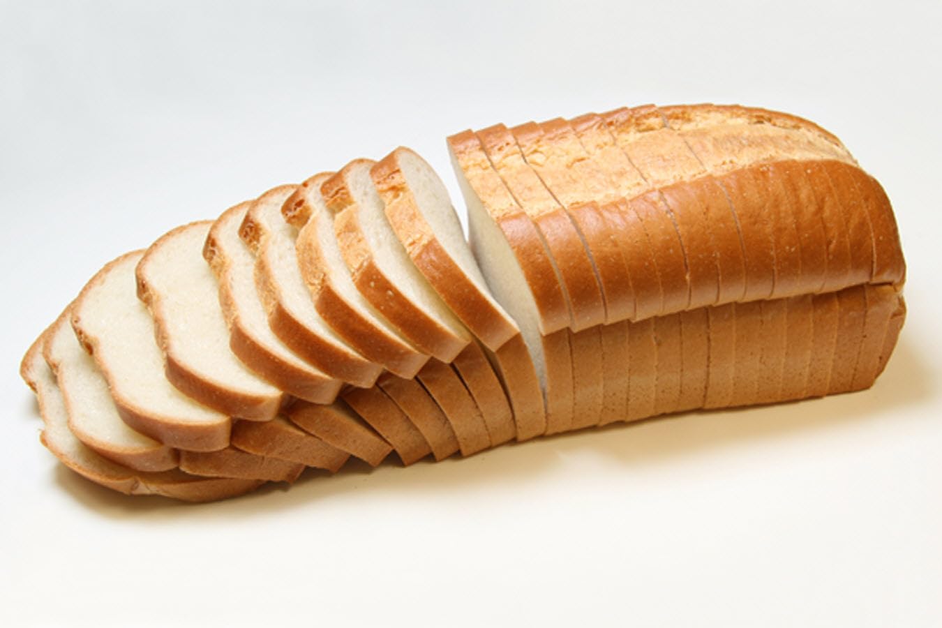 White Open Top Dinner Bread Loaf by Rotellas – 12.5 inches, Pack of 6
