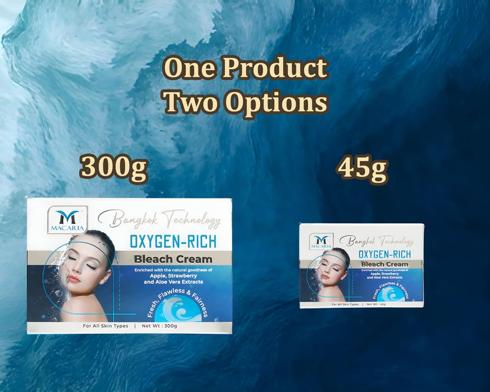 Face Oxygen Rich Bleach For Women Whitening Ammonia Free 300 Grams