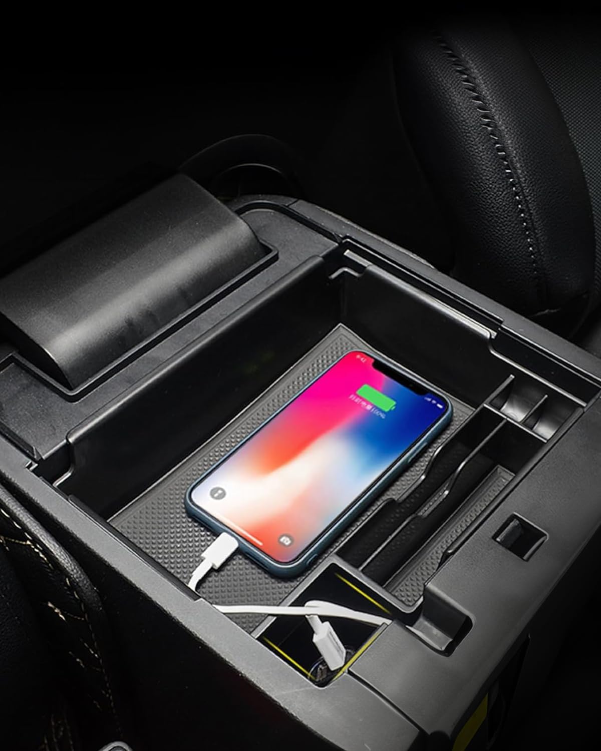 Rogierra Ford Escape Door Organizer Tray (2020-2024) - Black Storage Box