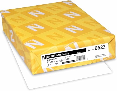 Neenah Capitol Bond Paper 8.5X11, 24LB, Blanco 500 HojasRM
