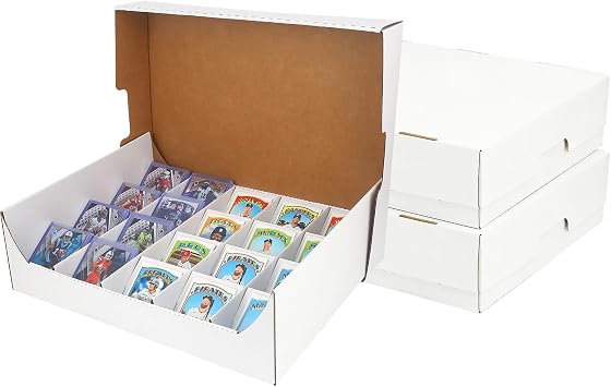 Toploder Card Sorting Tray,3-Pack 60-compartment,Bulk Box For Card With Labels,Card Sorter for TCG/Magic/Mtg Basketball Cards, trading card sorting trays