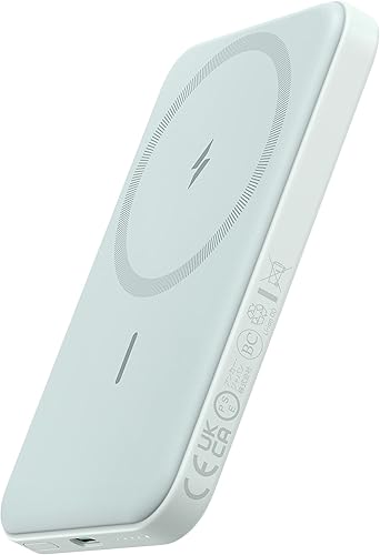 Anker Cargador portátil magnético 621 (MagGo), banco de energía inalámbrico de 5,000 mAh con cable USB-C, batería compatible con Magsafe para iPhone