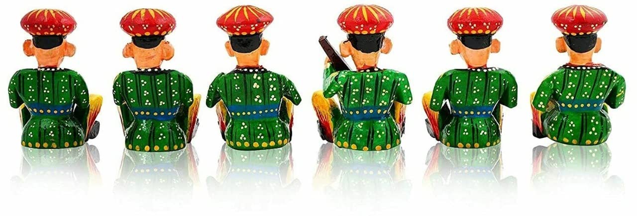 Bobo Bawla Musicians Set - Handcrafted Wooden Figurines -4 Bobo Bawla Musicians Set - Handcrafted Wooden Figurines -4
