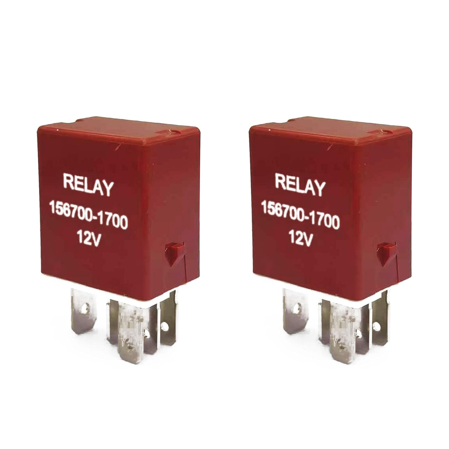 2 PCS 156700-1700 Relay, 5Pins 20A 12VDC, Replacement for 90987-04004 90987-T4001 TD156700-3360 90084-98032 82501-TC000 156700-0860, Automotive Relay