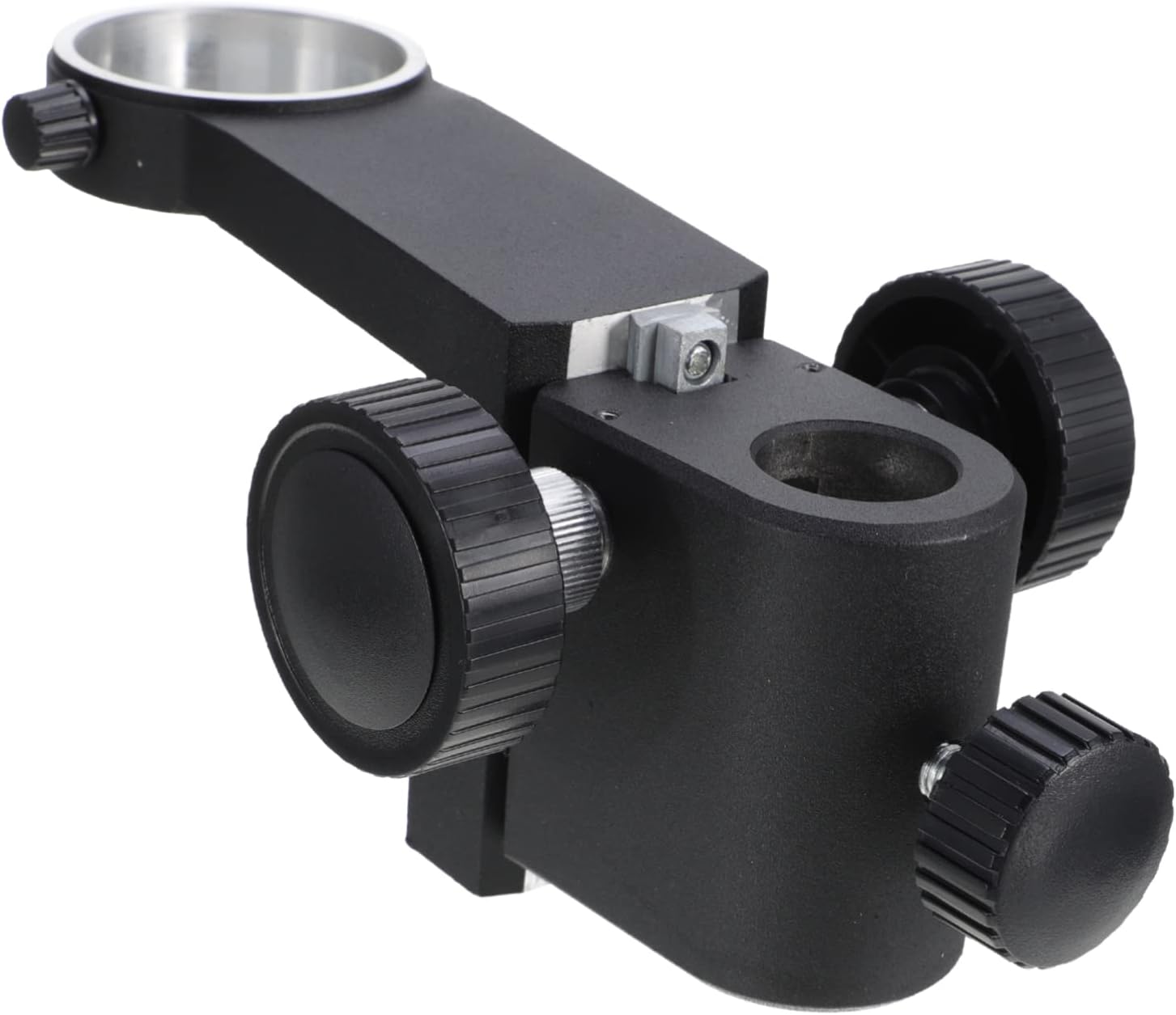 Angoily Microscope Focusing Bracket Industrial Camera Lens Adjustment Holder for Precision Focusing Laboratory and Inspection Applications