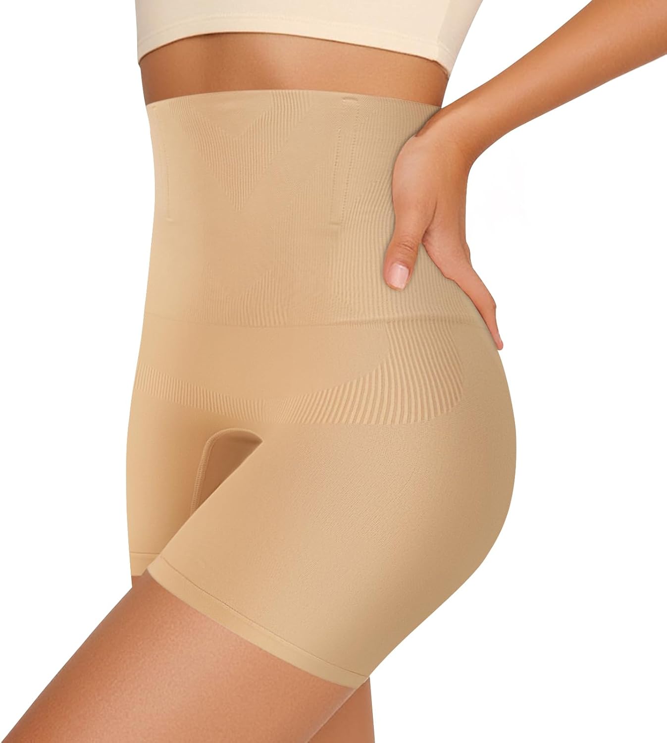 Women's High Waisted Underwear Tummy Control Shapewear Tummy Control Girdle Body Shaper Full Coverage