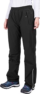 33,000ft Women's Rain Pants, Lightweight Waterproof Rain Over Pants