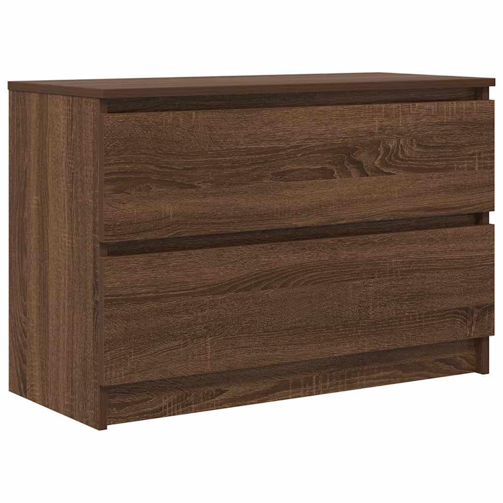Stojak na telewizor w stylu vintage, rustykalna drewniana konsola telewizyjna z szufladami, 40 x 35 x 54 cm, stylowy stół do przechowywania multimediów, trwałe meble MDF do salonu