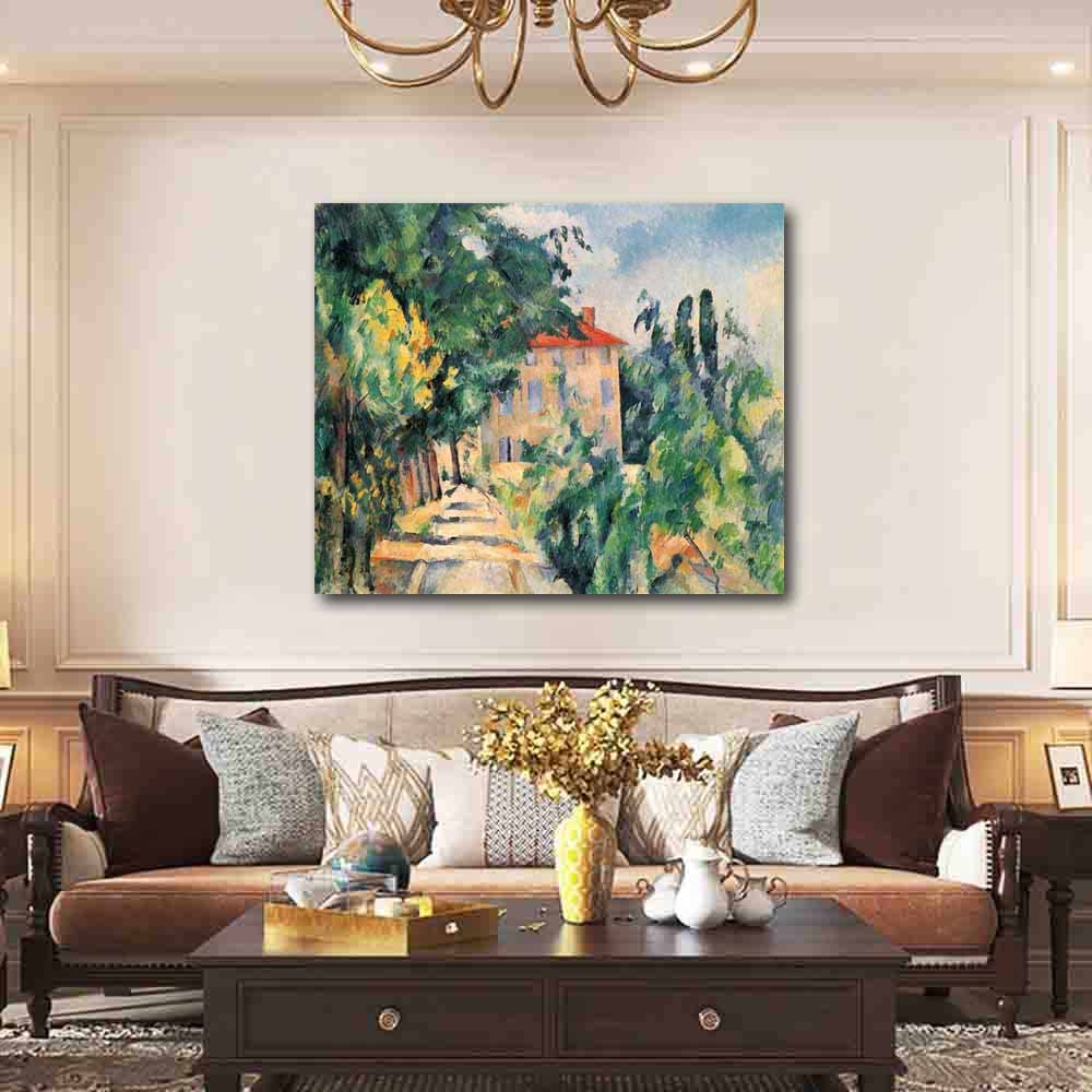 ポール•セザンヌ リトグラフ アート 絵画 インテリア 額縁 絵画 額入り 壁掛け F4 ポール セザンヌ 複製画 額飾り 1枚 世界