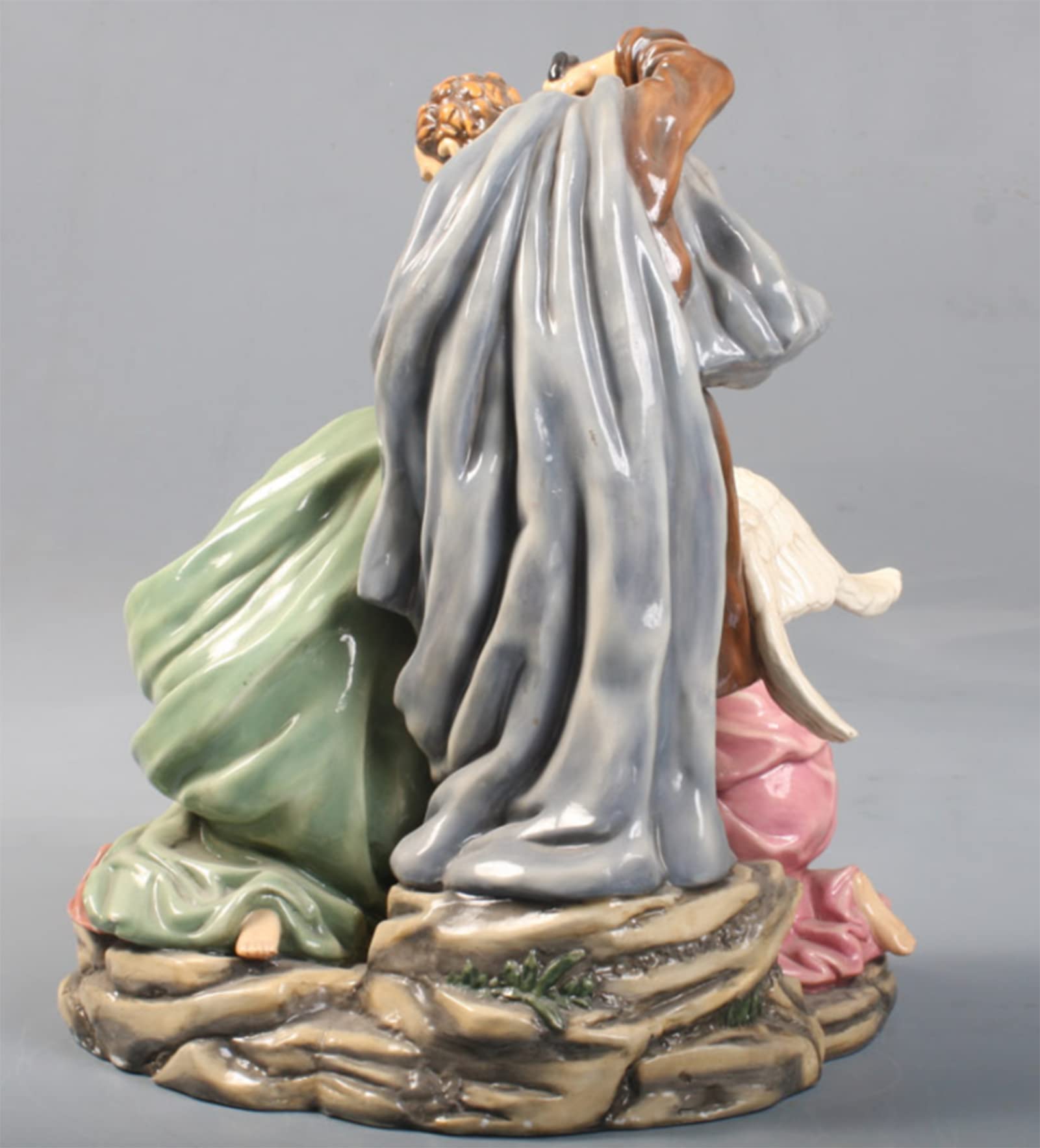 Katolicka Dekoracyjna Statua, Rzeźba Narodzin Jezusa Ceramiczna Replika Religia Modlitwa Dekoracja Pamiątka Wierzący Prezent good
