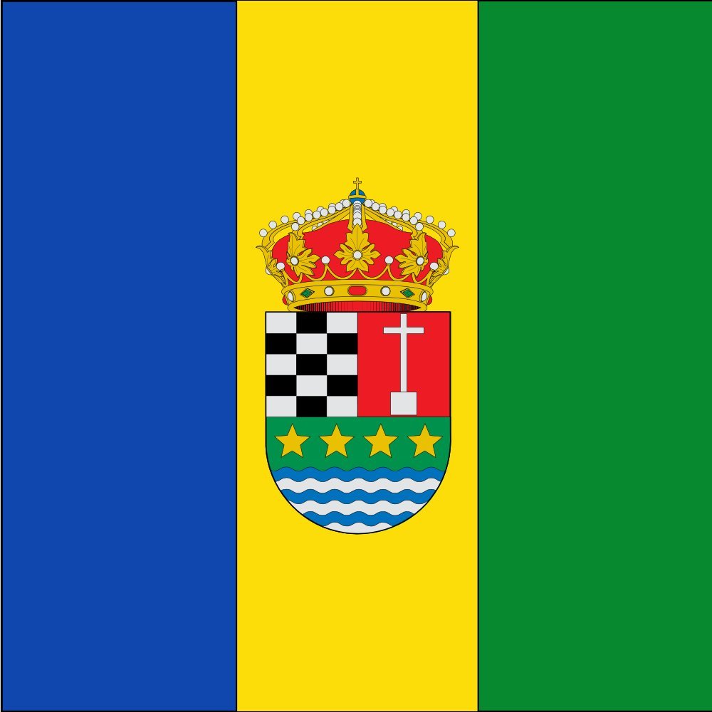 Drapeau Llanos de Tormes grand format tissu carré décoration murale