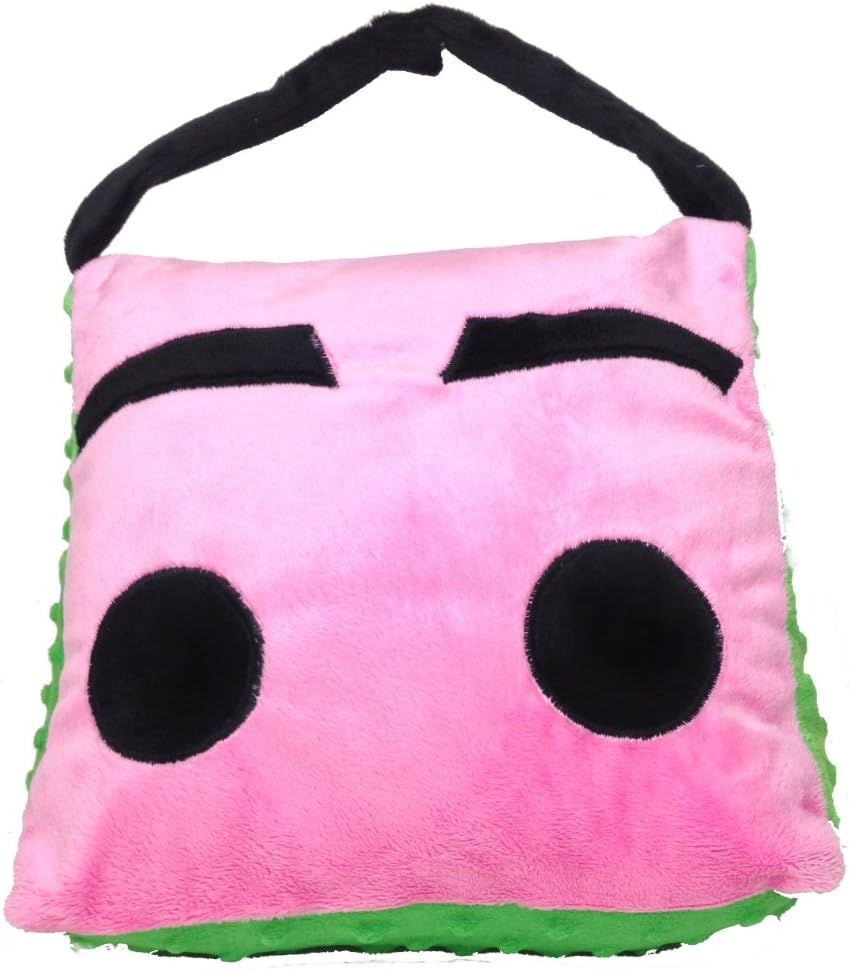 gloHug Tablet Case & Travel Pillow Case for Kids use with iPad Mini,Google Nexus 7, Amazon Kindle Fire HD, Nook, 7" Tablet (Pink/Green)