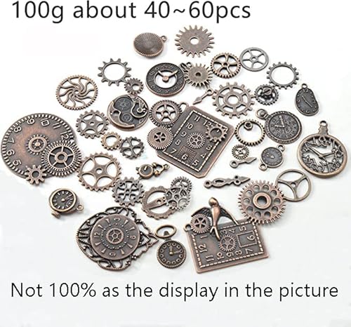 HERZWILD Metal Assorted Antiqued Copper Skeleton Steampunk Gears Metal Watch Gear Cog Wheel Sets, Charms Vintage Steampunk Gears Pendant Charms Gear Wheel Steampunk Craft for Jewelry Making. steampunk buy now online HERZWILD Metal Assorted Antiqued Copper Skeleton Steampunk Gears Metal Watch Gear Cog Wheel Sets, Charms Vintage Steampunk Gears Pendant Charms Gear Wheel Steampunk Craft for Jewelry Making. steampunk buy now online