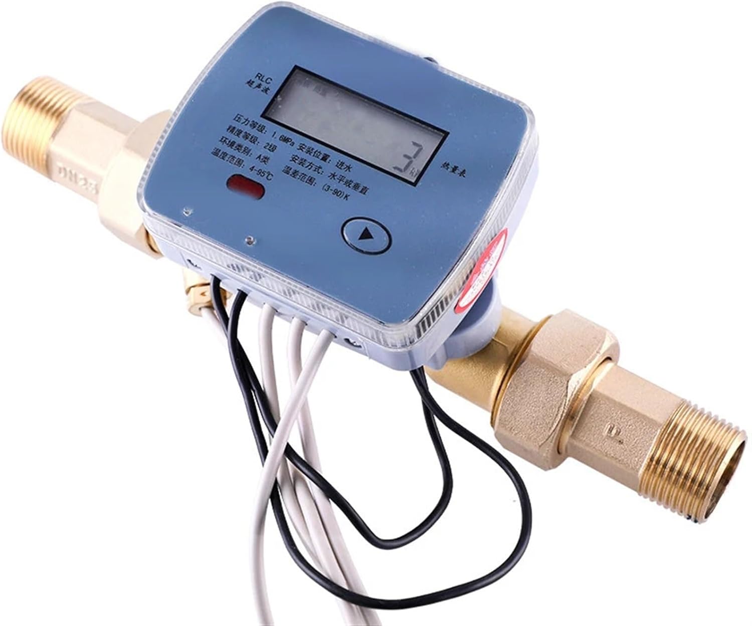 Intelligent Remote Transmission ultrasonic Heat Meter Heating Company Heating and Heating Heat Meter Heat Energy Meter(Caliber 25)