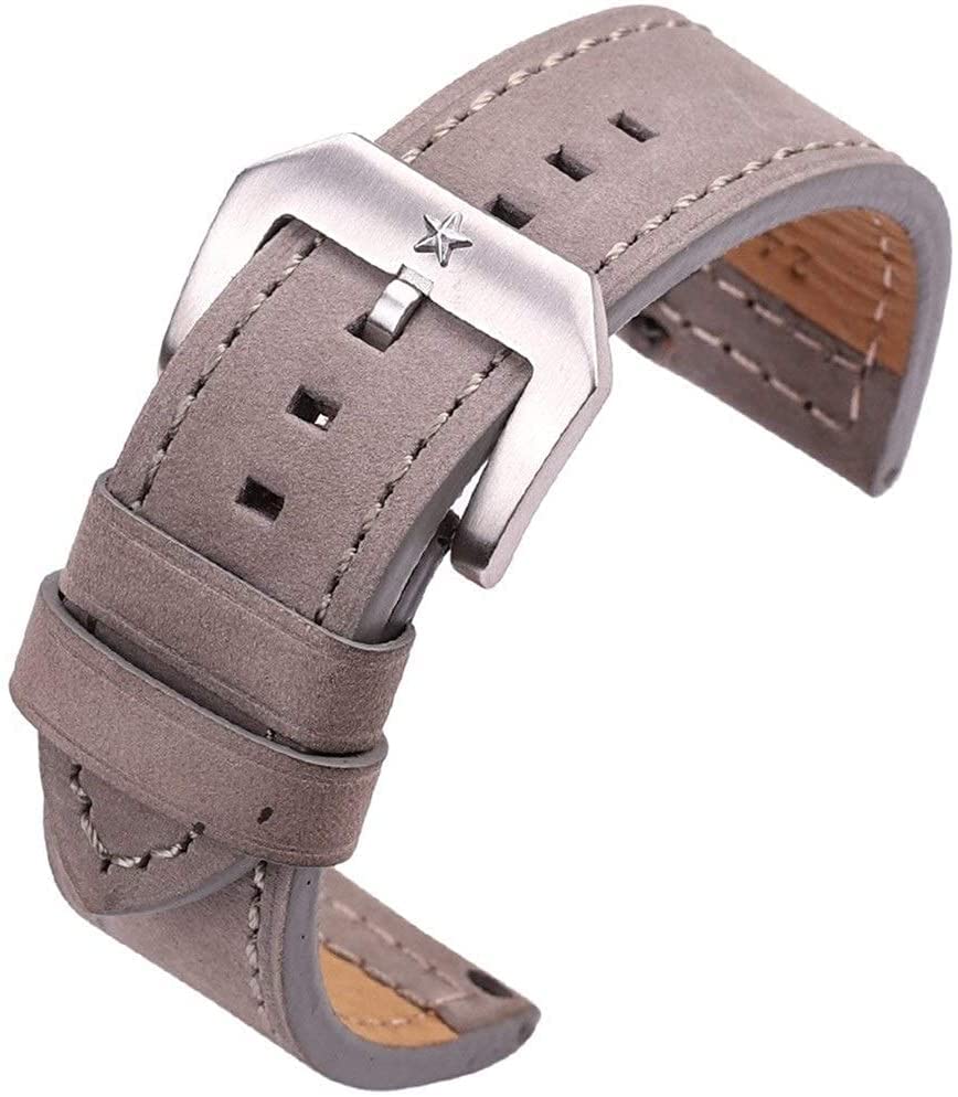 Bracelet de montre en cuir 24mm souple pour remplacer un bracelet usé homme femme