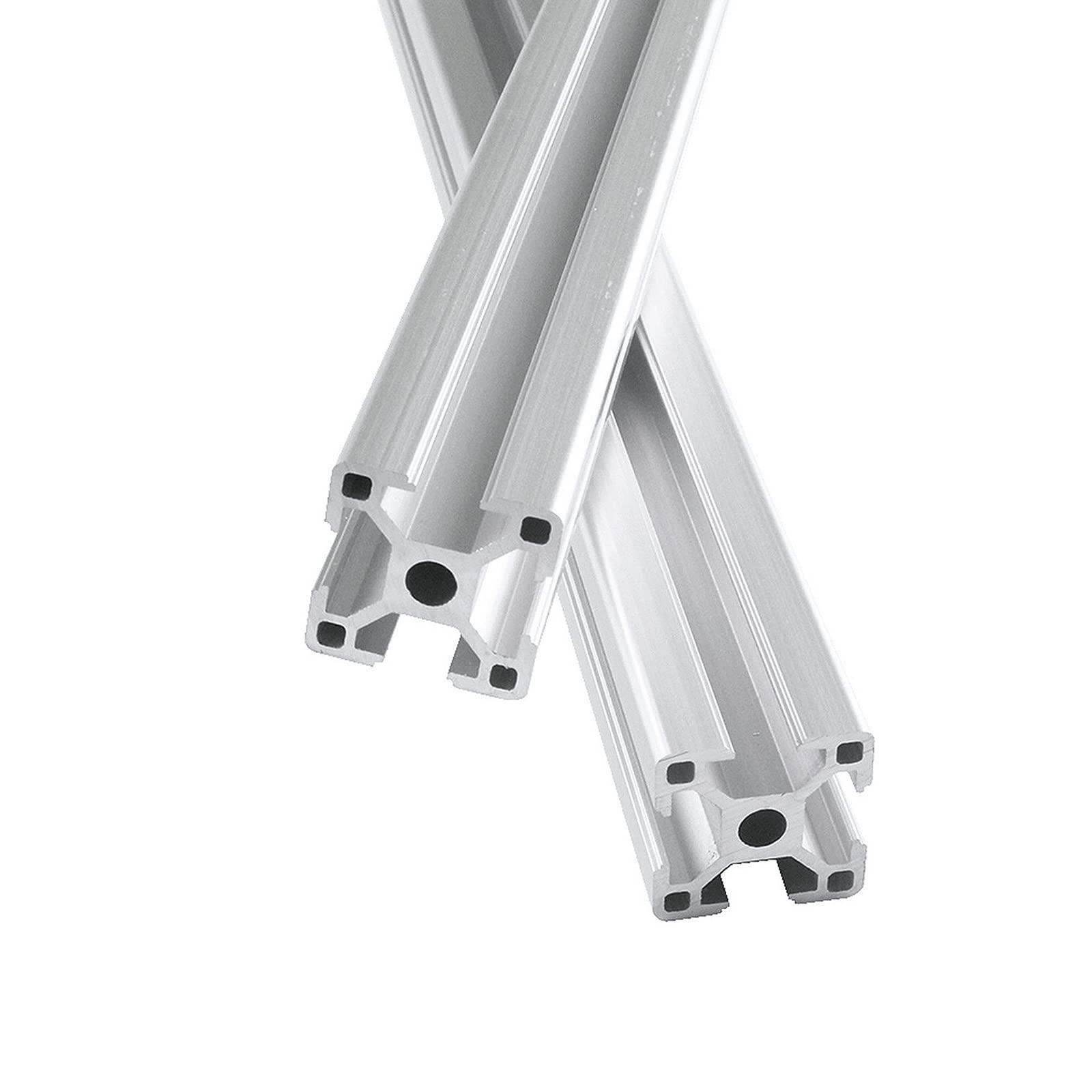 ANWOK 2Pcs 3030 Aluminum Extrusion Profile 1000mm European Standard Anodized Linear Rail Overall Length 39.37 inch for CNC 3D Printer Parts for DIY