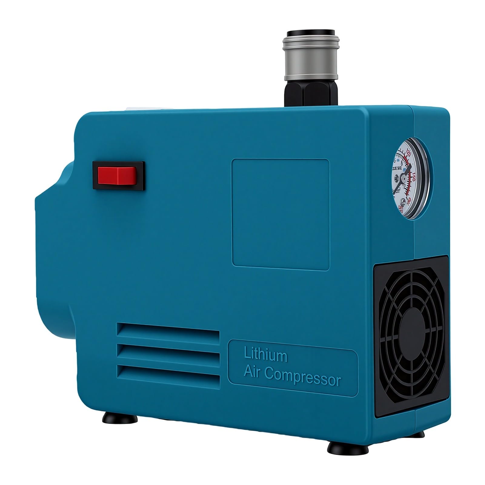 Compressore D'aria Senza Fili 175 PSI 2880 Giri/min 500 W | Motore in rame senza spazzole, design senza serbatoio, per batteria da 18 V, mini compressore d'aria portatile senza olio