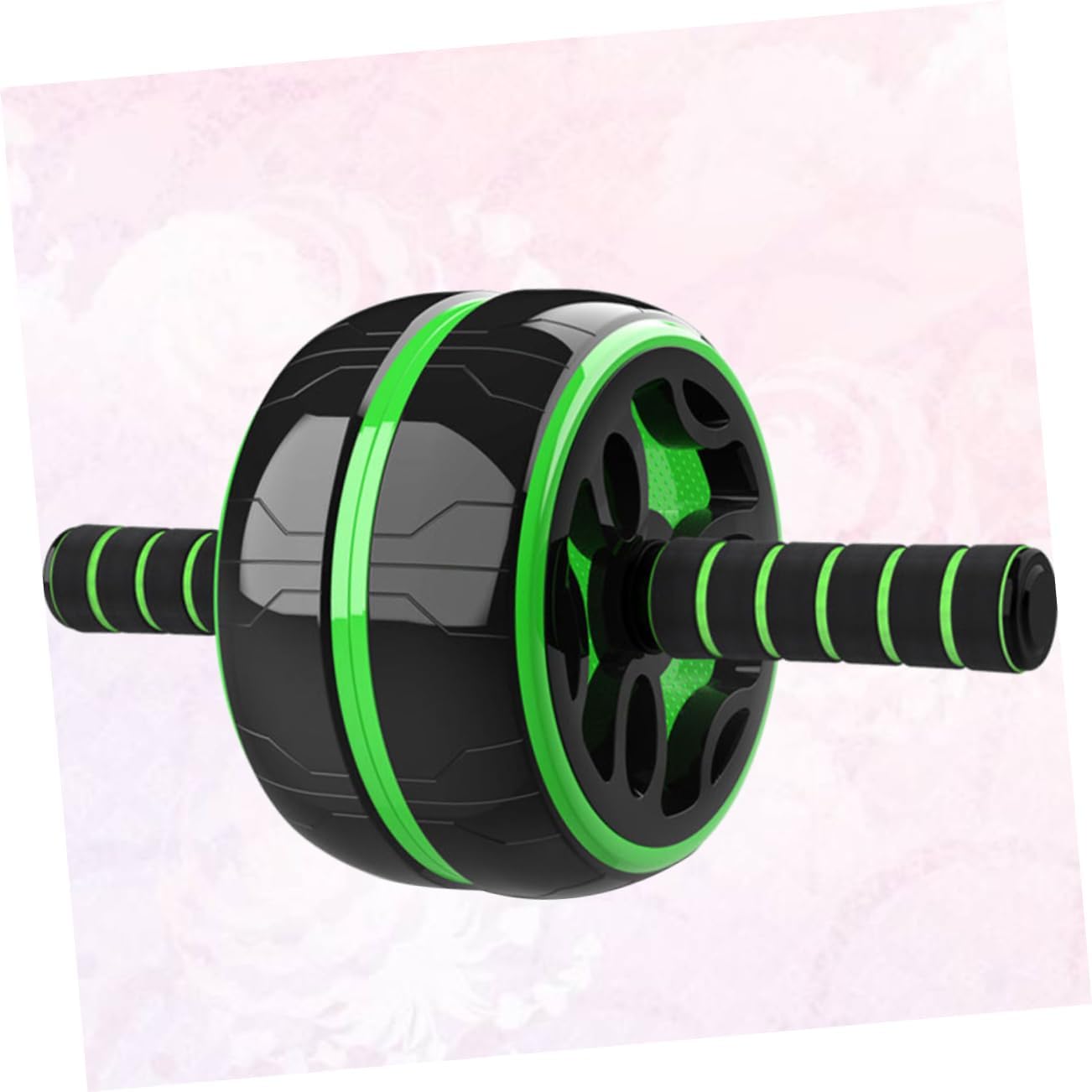 TOYANDONA Abdominal Exercise Roller Steel Tube Pvc Wheel for Abdomen Training Mute Abdomen Trianer for Men Women Core Workout Roller for Fitness Weight Loss