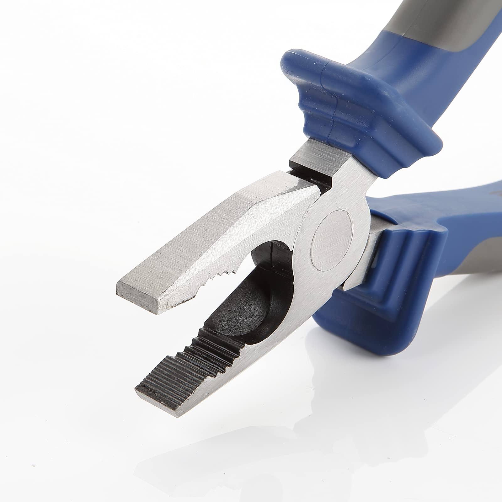 Alyco - Alicates de Corte Universales de 180 mm en Acero Cr-V Anticorrosión, Pelacables con Triple Función, Herramienta Profesional Multiusos con Mango Bimaterial