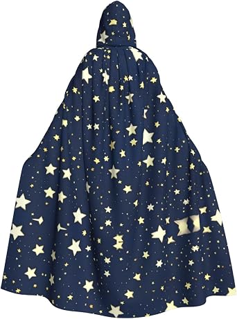 Halloween Hooded Cloak Long Cape Full Length Witches Cape Unisex Cloak for Adult Cosplay Costume,Orca Killer Whale Print