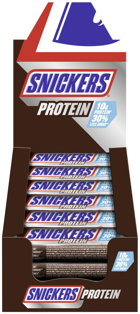 Protein Riegel Mix 1746g I Mars 18x50g I Snickers 18x47g I Eiweiß I Sport Nahrung I Fitness Snack I Schokoriegel