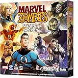 marvel zombies: a zombicide game - fantastic 4: under siege - difendi o corrompi la prima famiglia della marvel nell'apocalisse! gioco di strategia cooperativa, età 14+, 1-6 giocatori, 90 minuti di