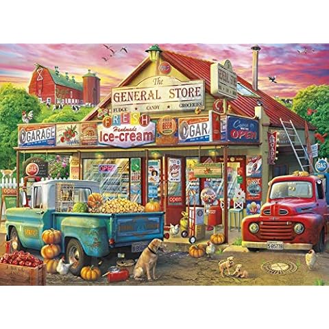 Buffalo Games - Eduard - Country Store - 1000 Piece Jigsaw Puzzle for Adults Challenging Puzzle Perfect for Game Nights - Finished Puzzle Size is 26.75 x 19.75 Cover