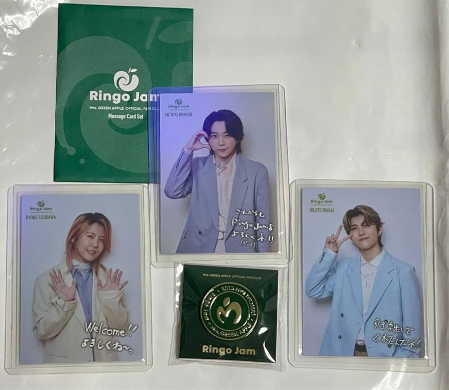 Mrs. GREEN APPLE FC特典 フォトカード ピンバッジ Mrs.GREEN