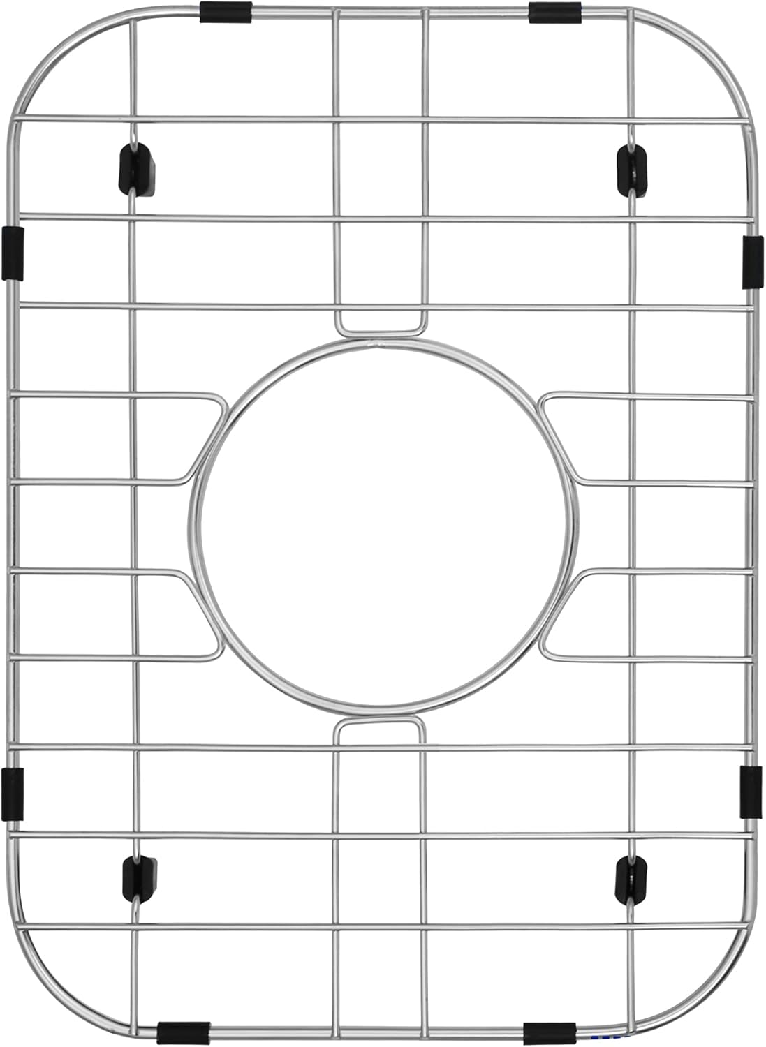 Zeesink Sink Grid 10 11/16" X 14 9/16",Sink Protector with Center Drain,Sink Grate