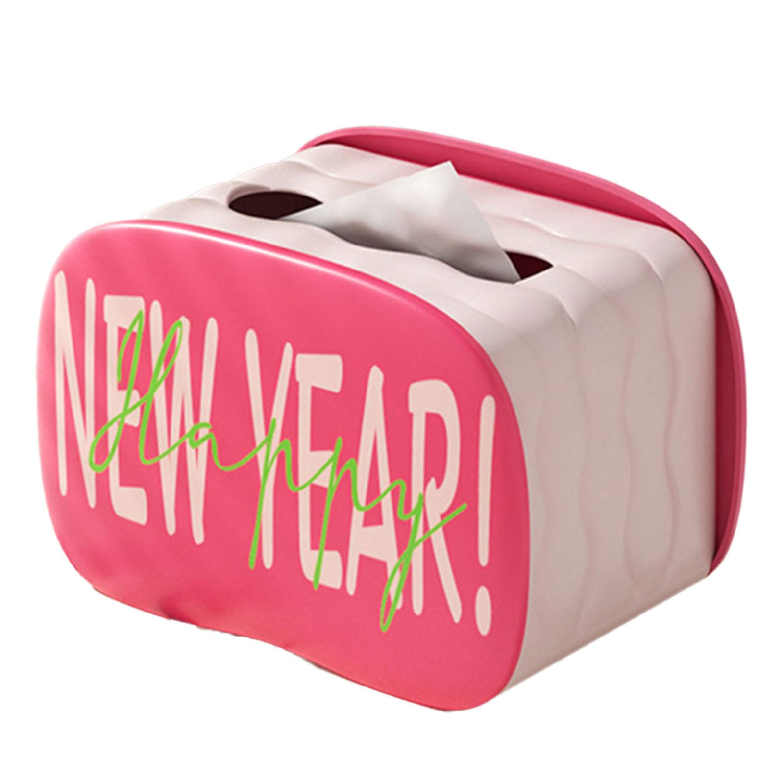 carotoe Contemporary Tissue Storage Box Case Sturdy Craftsmanship Desk Storage Box Home Accessory for Daily Use Tissue