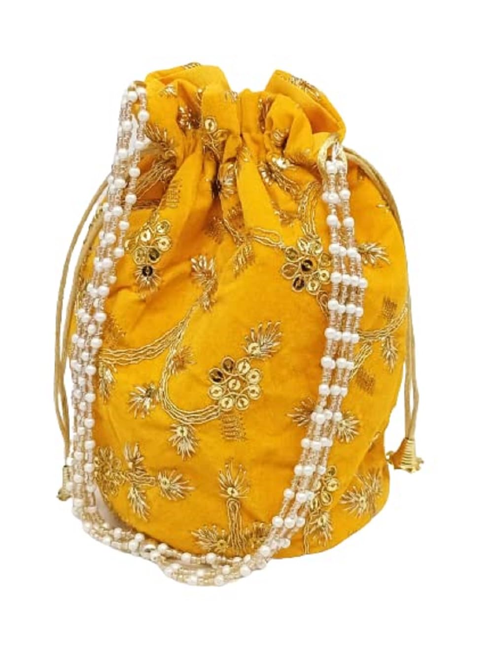VMPSVMPS Traditional Potli Bags for Wedding Return Gifts Rajasthani Stylish  Silk Potli Bags for Wedding Anniversary Diwali Karwachouth Christmas Lohri