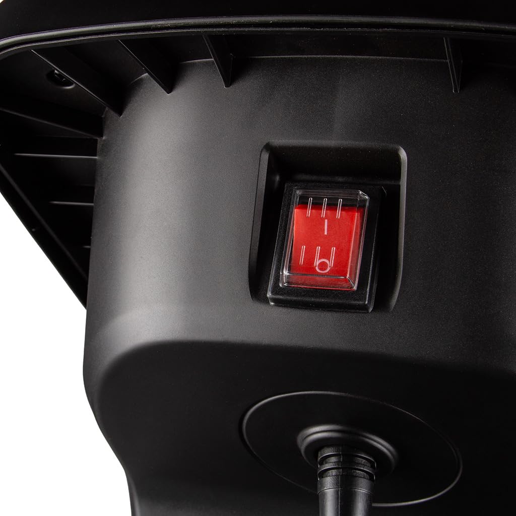 Trituratore per rami da giardino, 3,8kW, 2500 giri/min, diametro massimo rami 40mm, sacco 45 litri, interruttore di sicurezza