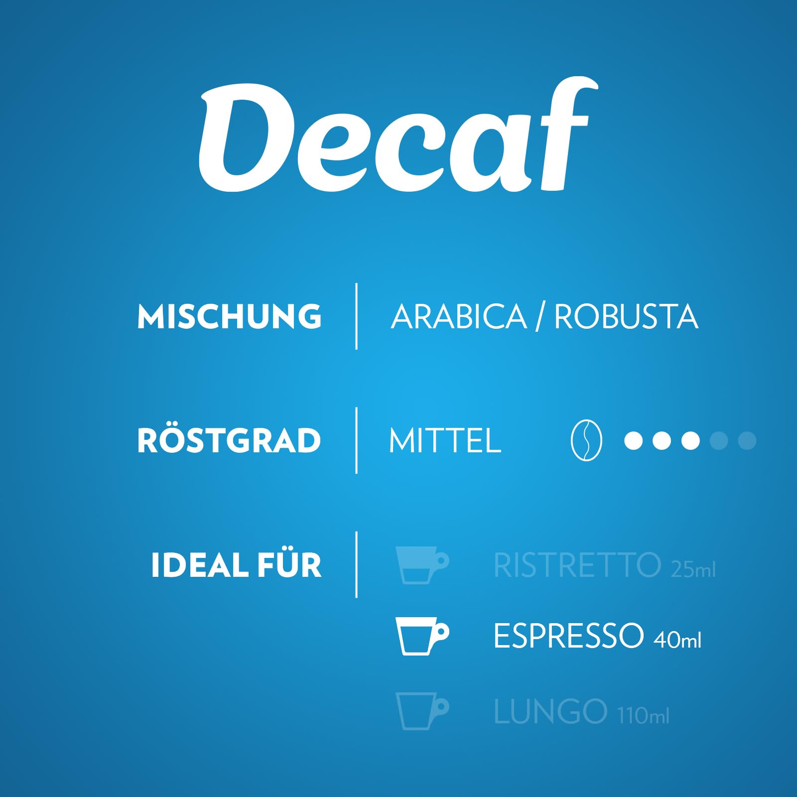 Lavazza, Decaf, 100 Nespresso Original maschinenkompatible Kaffeekapseln, mit Noten von Schokolade und Trockenfrucht, Arabica und Robusta, Intensität 7/13, Mittlere Röstung