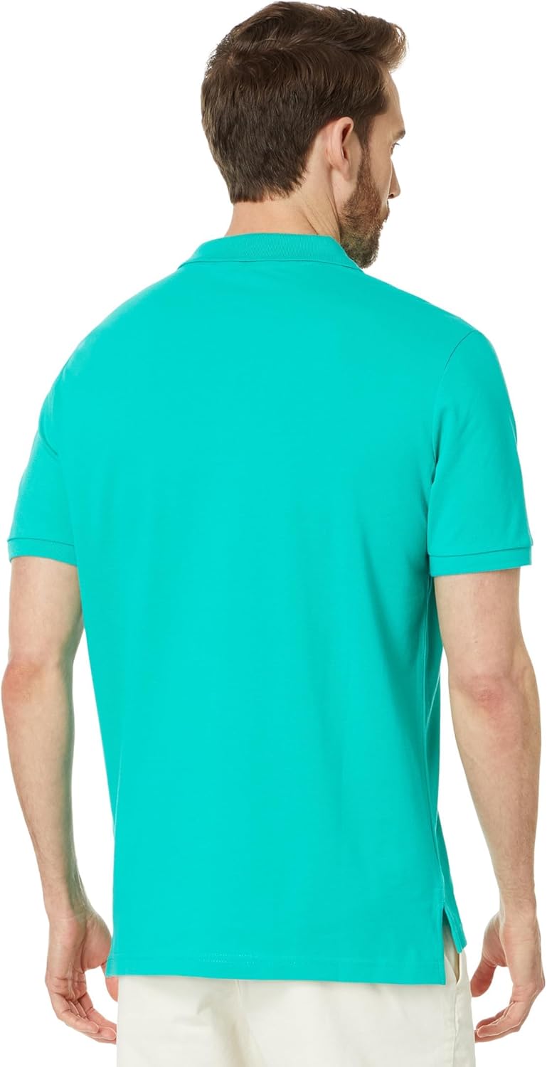 U.S. Polo Assn. Men's Classic Polo Shirt, Two-Button Closure Pique Polo Shirt, Summer Fashion Golf Shirt - Image 2