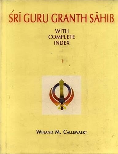 Sri Guru Granth Sahib (2 Parts): With Complete Index: Pt.1 &amp; 2